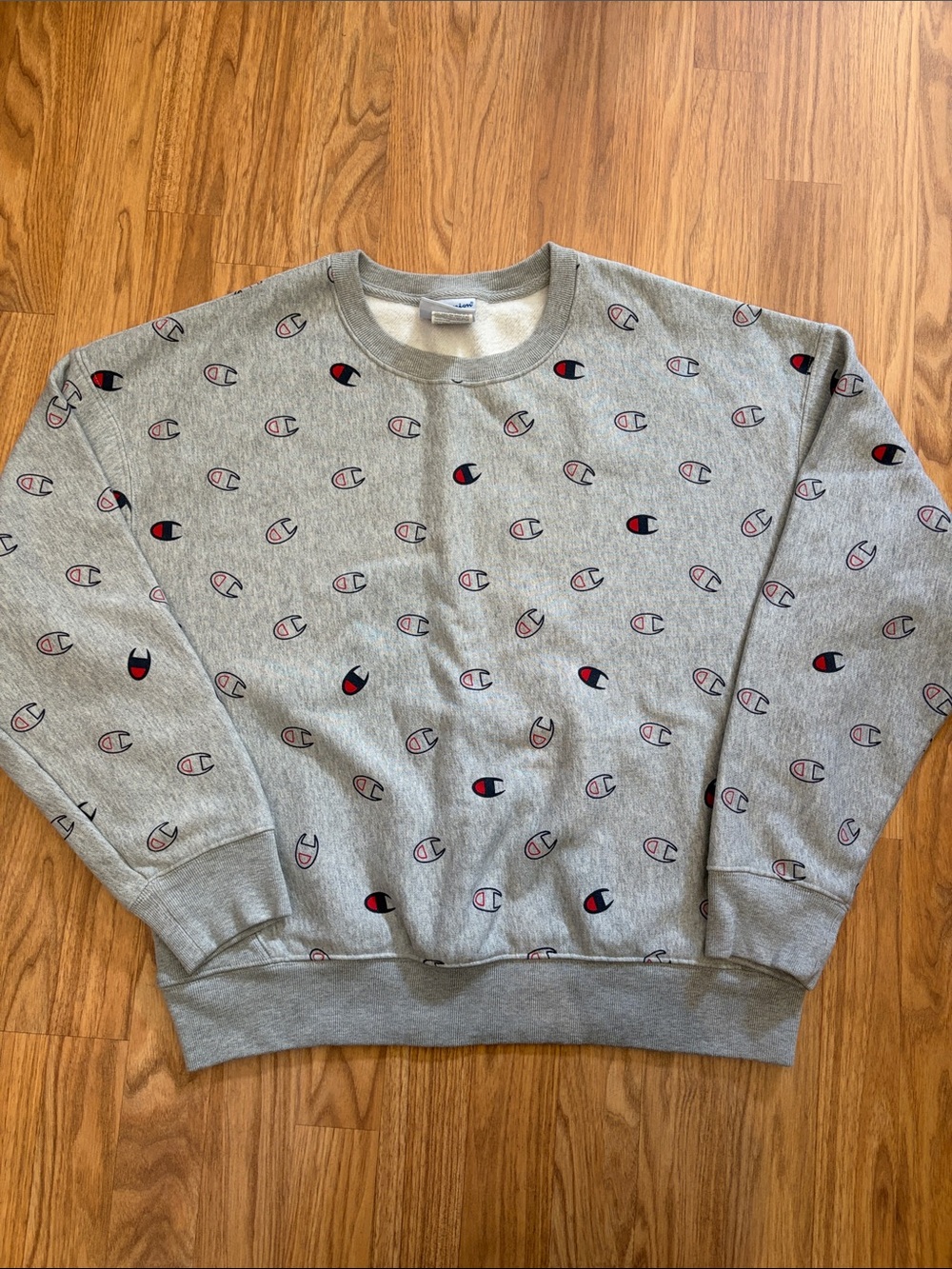 Champion Crewneck Sweatshirt Logo Print Size XL X-large